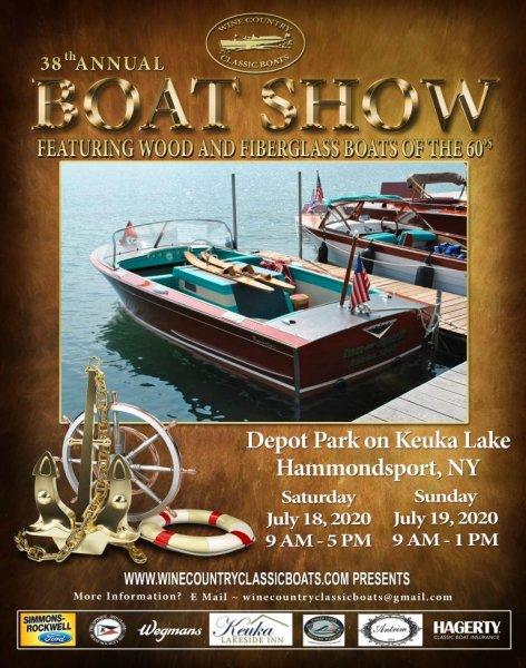 Wine Country Classic Boats 38th Annual Antique Boat Show