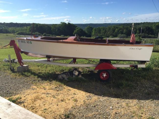 HARRY B., Chris-Craft kit boat.