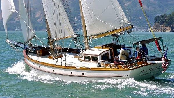 Schooner MAHDEE, S.S. Crocker design 131.