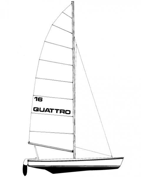 16' Quattro Catamaran profile