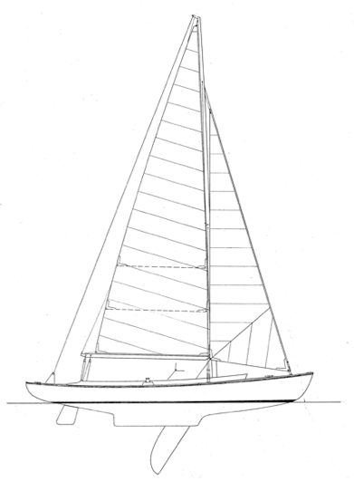 23' Double Ended Sloop profile