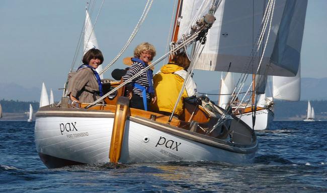 PAX at the 2014 Port Townsend Wooden Boat Festival.