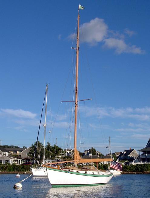 WIND SONG, Concordia 28 keel cutter.