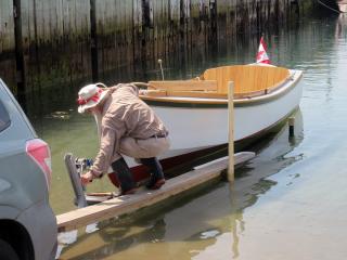 The author’s catwalk.