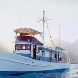 DICKIE WALKER ex-TRAVELER, 63' Eldredge-McInnis trawler yacht.