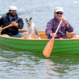 Simon's canoe fits two men, and a dog — Simon Watts