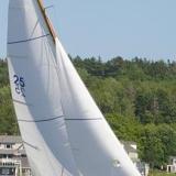 CHARISMA ex-EUNICE is a Boothbay Harbor One Design sloop.