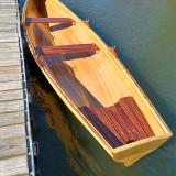 The first of many days out. The mahogany looks great against the cedar hull. 