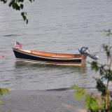 Peeler Skiff, Launched Suttons Bay 8.8.14