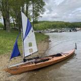 Purjekas sailing kayak