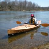 Rich's wife is very happy with her new Wood Duck Kayak