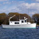 36' DEVLIN TRAWLER, 2012, in water- starboard side view