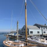 22' Echo, Lee Boatyard 1965, dockside