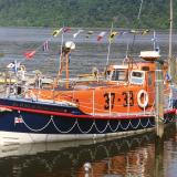 Ex-RNLI Silver Jubilee Lifeboat from UK, A YYC Docked