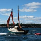 30' 1994 Bryan Motorsailer, undersail port side view