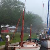 Orbus, in water bow port side view