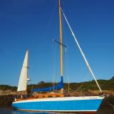 CONTROVERSY 36, in water starboard side view