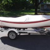 2000 Jim Steele Peapod, on trailer 