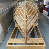 Penobscot 17, underside view,  bow end