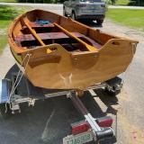 Rowboat and Trailer, view of stern