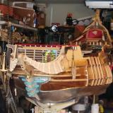 Wooden, Handcrafted 14 Feet Long RC Pirate Ship