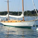 HOLIDAY is an L. Francis Herreshoff H-28. 