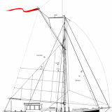 Kahuna Nui 37' pilothouse cruising sailboat for wood/epoxy construction