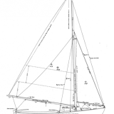 Alden 18' O Boat profile