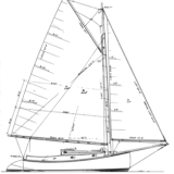 20' Catboat, MADAM TIRZA profile