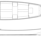 15' 9" Garvey, BEN profile and overhead