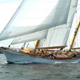 WHITEHAWK, a Bruce King custom ketch