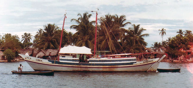 Copra schooner of lesser quality than some.