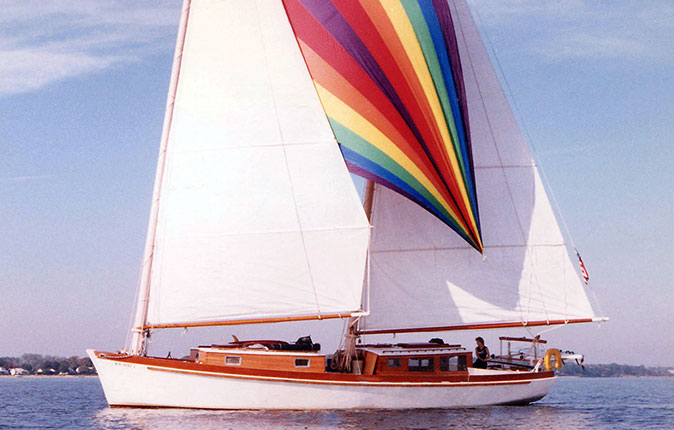 TERESA sailing on the Chesapeake Bay.